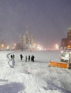 снегоад в москве картинка