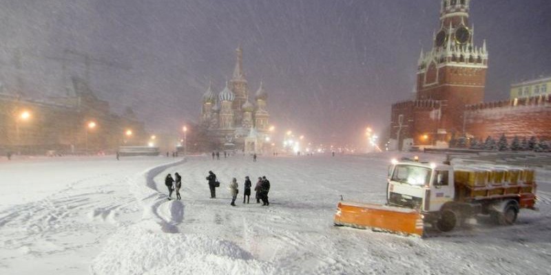 снегоад в москве картинка