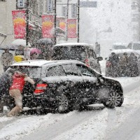 снег на улицах картинка